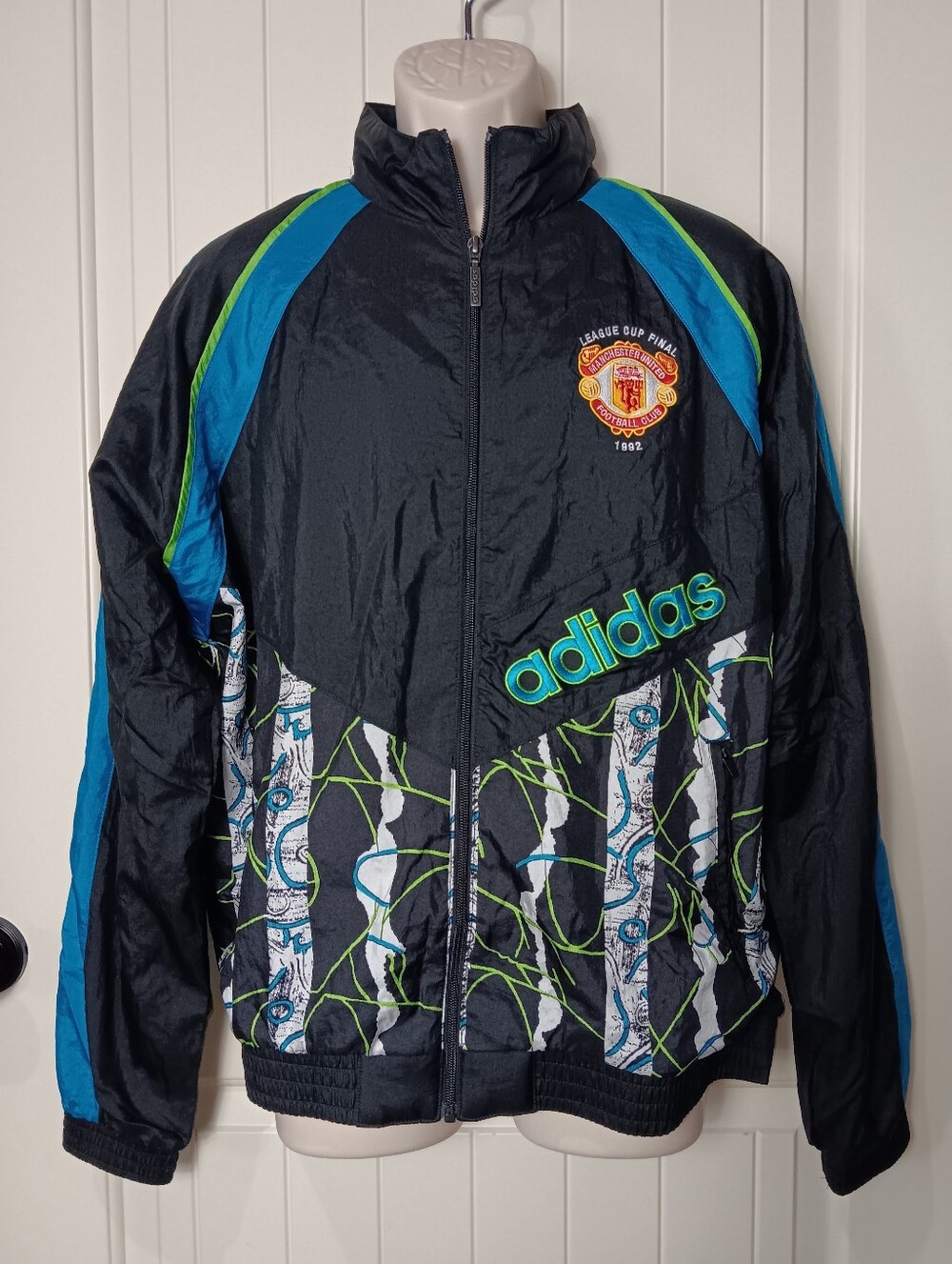 NWT Men's Adidas x Manchester United Bring Back 1992 Jacket KD5815 1992 Size M